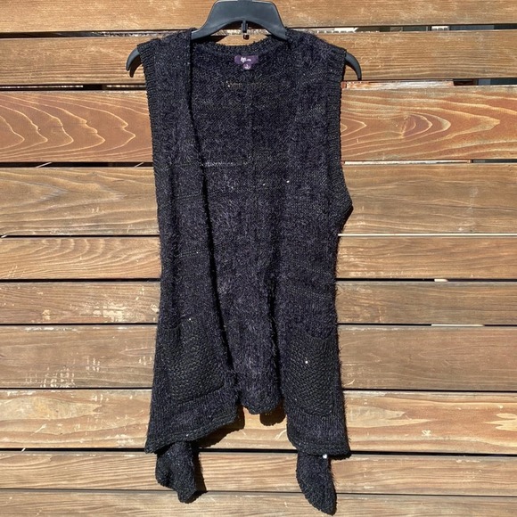 Lily Fuzzy Sweater Vest - L - Picture 1 of 5